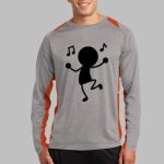 Long Sleeve Heather Colorblock Contender ™ Tee Thumbnail