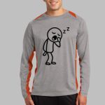 Long Sleeve Heather Colorblock Contender ™ Tee Thumbnail