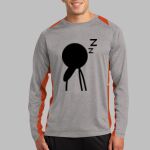 Long Sleeve Heather Colorblock Contender ™ Tee Thumbnail