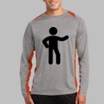 Long Sleeve Heather Colorblock Contender ™ Tee Thumbnail