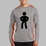 Long Sleeve Heather Colorblock Contender ™ Tee Thumbnail