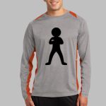 Long Sleeve Heather Colorblock Contender ™ Tee Thumbnail