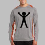 Long Sleeve Heather Colorblock Contender ™ Tee Thumbnail