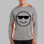 Long Sleeve Heather Colorblock Contender ™ Tee Thumbnail