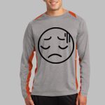 Long Sleeve Heather Colorblock Contender ™ Tee Thumbnail