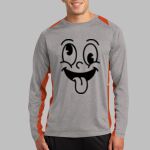 Long Sleeve Heather Colorblock Contender ™ Tee Thumbnail