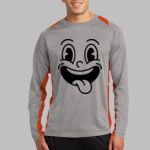 Long Sleeve Heather Colorblock Contender ™ Tee Thumbnail
