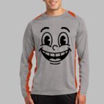 Long Sleeve Heather Colorblock Contender ™ Tee Thumbnail
