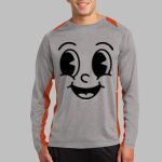 Long Sleeve Heather Colorblock Contender ™ Tee Thumbnail