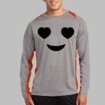 Long Sleeve Heather Colorblock Contender ™ Tee Thumbnail