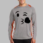 Long Sleeve Heather Colorblock Contender ™ Tee Thumbnail