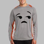 Long Sleeve Heather Colorblock Contender ™ Tee Thumbnail