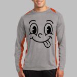 Long Sleeve Heather Colorblock Contender ™ Tee Thumbnail