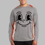 Long Sleeve Heather Colorblock Contender ™ Tee Thumbnail