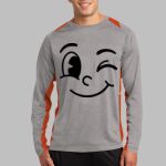 Long Sleeve Heather Colorblock Contender ™ Tee Thumbnail