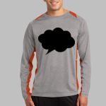 Long Sleeve Heather Colorblock Contender ™ Tee Thumbnail