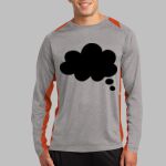 Long Sleeve Heather Colorblock Contender ™ Tee Thumbnail
