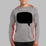 Long Sleeve Heather Colorblock Contender ™ Tee Thumbnail