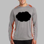 Long Sleeve Heather Colorblock Contender ™ Tee Thumbnail