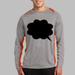 Long Sleeve Heather Colorblock Contender ™ Tee Thumbnail
