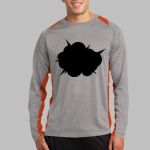 Long Sleeve Heather Colorblock Contender ™ Tee Thumbnail