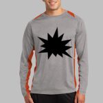 Long Sleeve Heather Colorblock Contender ™ Tee Thumbnail