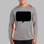Long Sleeve Heather Colorblock Contender ™ Tee Thumbnail