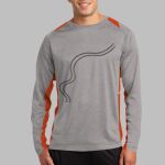 Long Sleeve Heather Colorblock Contender ™ Tee Thumbnail