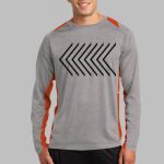 Long Sleeve Heather Colorblock Contender ™ Tee Thumbnail
