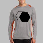 Long Sleeve Heather Colorblock Contender ™ Tee Thumbnail