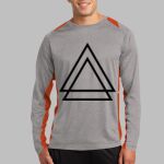 Long Sleeve Heather Colorblock Contender ™ Tee Thumbnail