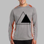 Long Sleeve Heather Colorblock Contender ™ Tee Thumbnail