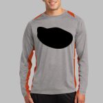 Long Sleeve Heather Colorblock Contender ™ Tee Thumbnail
