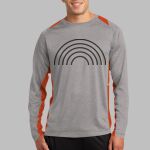 Long Sleeve Heather Colorblock Contender ™ Tee Thumbnail