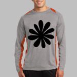 Long Sleeve Heather Colorblock Contender ™ Tee Thumbnail