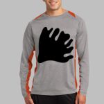 Long Sleeve Heather Colorblock Contender ™ Tee Thumbnail