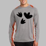 Long Sleeve Heather Colorblock Contender ™ Tee Thumbnail
