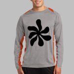 Long Sleeve Heather Colorblock Contender ™ Tee Thumbnail