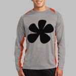 Long Sleeve Heather Colorblock Contender ™ Tee Thumbnail