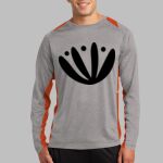 Long Sleeve Heather Colorblock Contender ™ Tee Thumbnail
