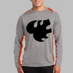 Long Sleeve Heather Colorblock Contender ™ Tee Thumbnail