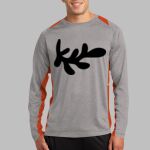 Long Sleeve Heather Colorblock Contender ™ Tee Thumbnail