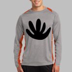 Long Sleeve Heather Colorblock Contender ™ Tee Thumbnail