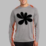 Long Sleeve Heather Colorblock Contender ™ Tee Thumbnail