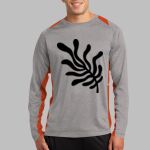 Long Sleeve Heather Colorblock Contender ™ Tee Thumbnail