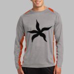 Long Sleeve Heather Colorblock Contender ™ Tee Thumbnail