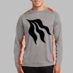 Long Sleeve Heather Colorblock Contender ™ Tee Thumbnail