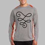 Long Sleeve Heather Colorblock Contender ™ Tee Thumbnail