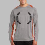 Long Sleeve Heather Colorblock Contender ™ Tee Thumbnail