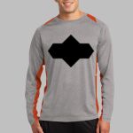 Long Sleeve Heather Colorblock Contender ™ Tee Thumbnail